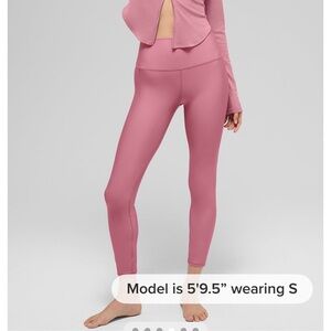 Alo Yoga Women's High-Waisted Leggings in Wild Rose